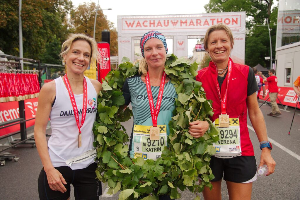 Schnellsten drei Damen Marathon