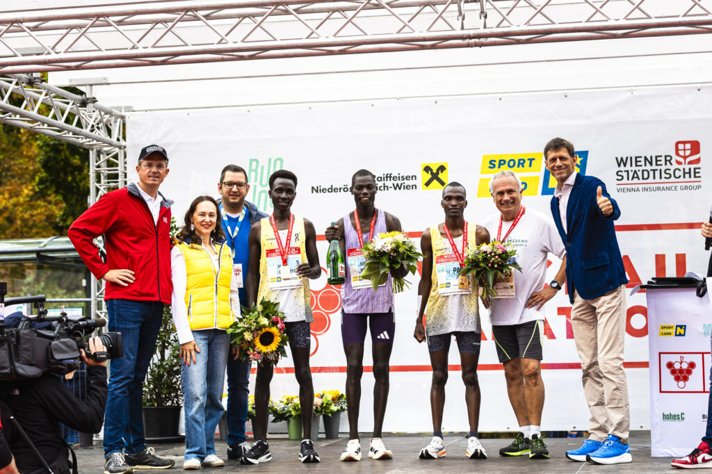 Schnellsten drei Herren Halbmarathon © Matthias Heschl